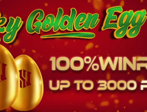 Crack Open the Lucky Golden Egg: 100% Win Rate Up to 3,000 Peso at NustaBet! 🥚✨